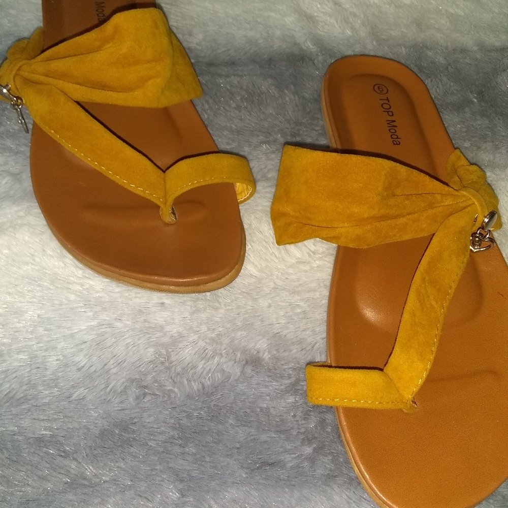 Mustard Yellow Sandals